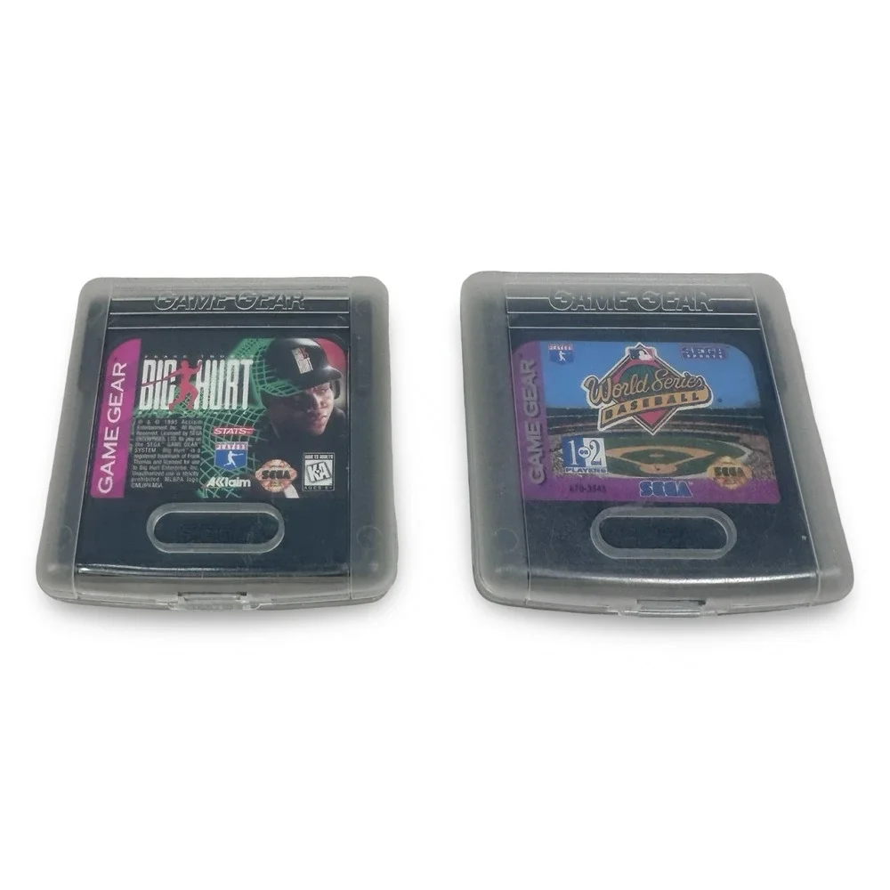 Sega Game Gear Baseball Bundle World Series Baseball & Frank Thomas Big Hurt